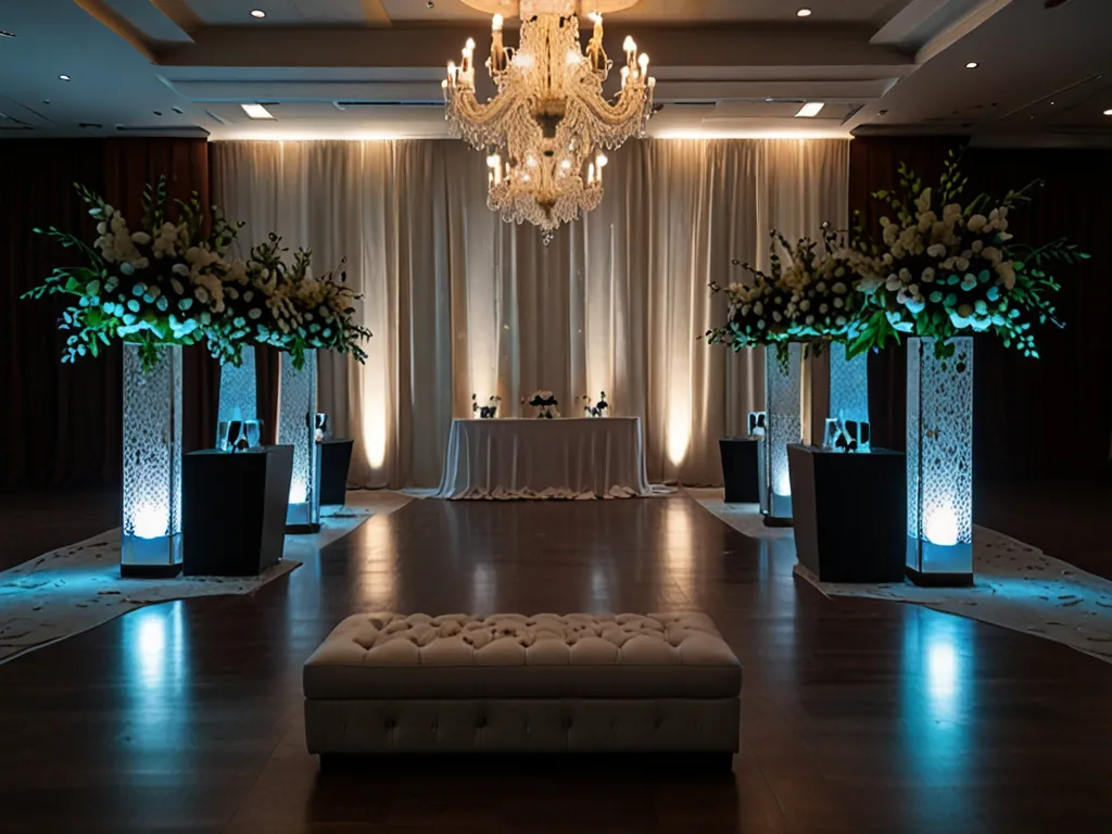 Elegant event setup with premium decor